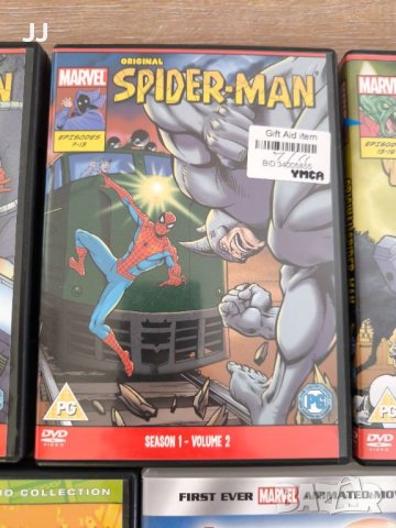 Marvel Animated Марвел Анимации DVD филми Spider-Man, Avengers Thor Captain America, снимка 3 - DVD филми - 45698837