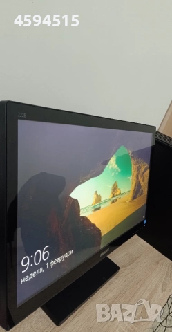 Монитор Philips 222B9T Сензорен , Full HD., снимка 3 - Монитори - 53578271