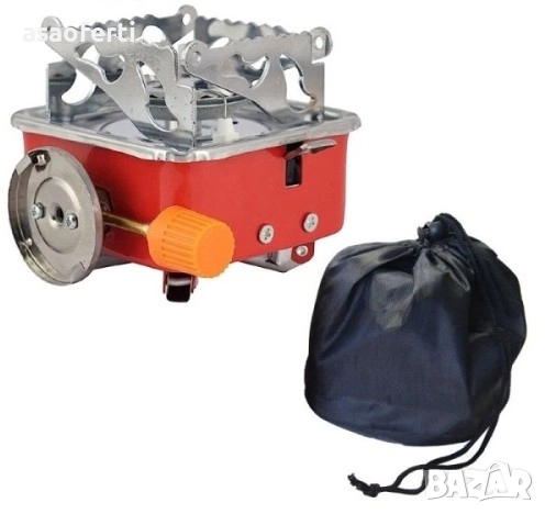 🔥 Къмпинг Котлон KOVAB K-202 (2800W) – Сгъваем, Газова Карта Тип и Чанта за Носене, снимка 6 - Газови котлони - 52791813