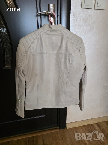 Дамско кожено яке, снимка 2 - Якета - 54090273