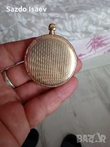 джобен часовник позлатен , снимка 2 - Джобни - 49631285
