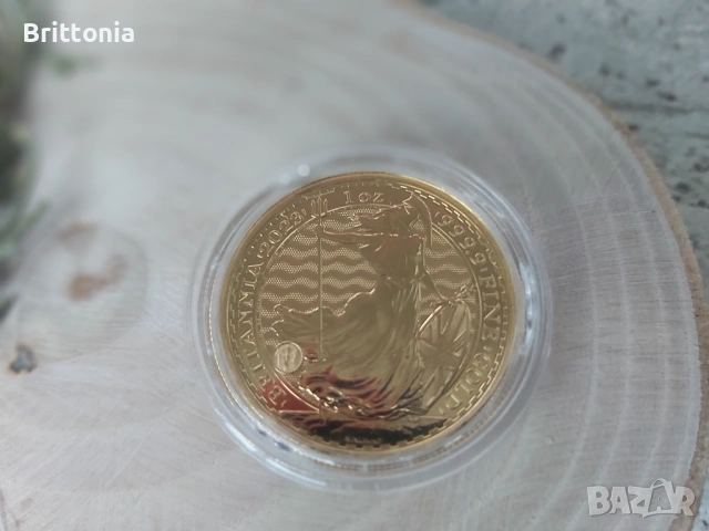 Златна монета Британия Елизабет 1 унция, снимка 5 - Нумизматика и бонистика - 53851384