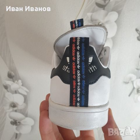 маратонки adidas Stan Smith 'White Black' номер 41,5-42, снимка 12 - Маратонки - 45734522