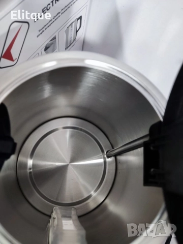 Електрическа кана за вода от неръждаема стоамна Lexical LEK-1440, снимка 5 - Кани - 52865704