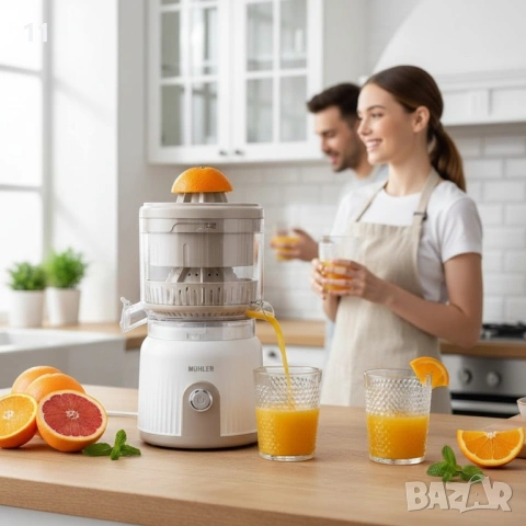 Цитрус Преса Muhler MJ-9022, 2 конуса, самоизстискваща система, снимка 2 - Сокоизстисквачки и цитрус преси - 53566994