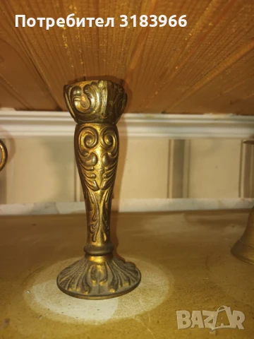 свещник от месинг № 7, снимка 1