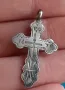 Старинен сребърен кръст Царска Русия, снимка 3