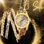 Дамски часовник тип гривна, снимка 1