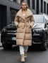 Дамско дълго ватирано зимно яке FAVI, 4цвята , снимка 7