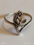 Сребърен Арт пръстен във флорален стил Бел Епок артистичен 53030, снимка 8