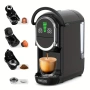 CAFELFFE 4-в-1 Мултифункционална Кафемашина за Капсули | Черна, Полуавтоматична, 7-степенен контрол!, снимка 1
