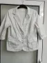 Бяло сако 3/4ръкав, снимка 1