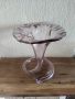Стъклена цветна ваза мурано, снимка 1 - Антикварни и старинни предмети - 45946066