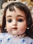 Рядка голяма антична френска кукла François Gaultier Bébé 25.25" (64 см) Размер 9, снимка 6