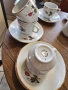 Порцеланови двойни сетове за късо кафе на "Китка", снимка 6