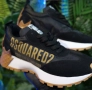 DSQUARED2 Дамски Маратонки С Кутия👟Дамски Спортни Обувки Дискуаред2 Цвят - Черно и Златисто Код S85, снимка 2