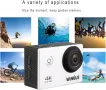 WIMIUS Q1 4K екшън камера Wifi Ultra HD 16MP Водоустойчива спортна камера 2.0'' 170°, снимка 4