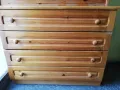 Комплект ракла шкаф с 5 чекмеджета и нощни шкафчета, снимка 3