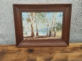 малка маслена картина , снимка 3