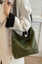 Зелена,кафява или черна ежедневна чанта от екокожа,размери и разпределение на снимките щее, снимка 14