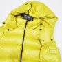 TWINSET НОВО! Дамско Зимно Палто Дълго Пухено Яке Пух Жълто-Зелено M-L, снимка 7