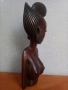 Африканска Ръчно Изработена Дървена Статуетка от Червено Дърво 1994 г. Того, снимка 2