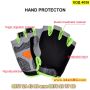 Еластични ръкавици без пръсти за колоездене и други видове спорт в черен цвят - КОД 4058, снимка 6