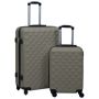 vidaXL Комплект твърди куфари с колелца, 2 бр, антрацит, ABS（SKU:92432, снимка 1 - Паравани - 45810679