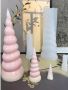 3d Рог конус фунийка силиконов молд калъп форма за бижутерски сладкарски смола гипс шоколад свещ, снимка 1 - Форми - 25793203