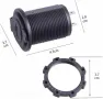 USB зарядно с две гнезда за вграждане в таблото 12/24V - 1A/2.1A, снимка 3