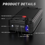 Чисто нов, в целофан, джъмп стартер Zcyge с голям 26800mAh капацитет за Дизел / Бензин  ..., снимка 5