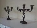 Комплект от 2 бр. бронзови свещника от Германия, снимка 16