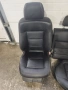 седалки предни и задни с 4 кори на врати за Мерцедес Е класа 212 седан 2010г черна кожа, снимка 3
