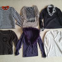 Лот от 24 дамски блузи S-M размер , снимка 1 - Блузи с дълъг ръкав и пуловери - 45254657