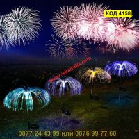 Соларна лампа медуза със 7 цвята - КОД 4158, снимка 11 - Соларни лампи - 45510475