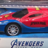 Спортна кола на Spiderman с дистанционно управление , снимка 1 - Коли, камиони, мотори, писти - 43379344