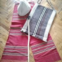 Стар пояс, тъкан от вълнен плат. , снимка 2 - Антикварни и старинни предмети - 45492104