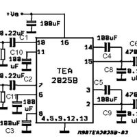 TEA2025 маломощен стерео усилвател 2x0.1-2.3W , снимка 2 - Друга електроника - 43403843