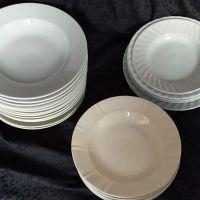 Пет вида бели чинии Номерирани на снимки, снимка 1 - Чинии - 45403039