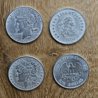 Американски долар монета 8 броя монети, снимка 2 - Нумизматика и бонистика - 44942250