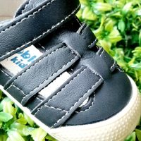 №19-24, Тъмно-сини бебешки сандалки от Естествена кожа на Бабъл Кидс, снимка 2 - Детски сандали и чехли - 45528345