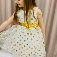 Нежна рокля с панделка ,налична в 3 цвята 🥰 Размери -3г.4г.5г.6г. Цена -35 лв, снимка 2 - Детски рокли и поли - 44937382