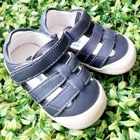 №19-24, Тъмно-сини бебешки сандалки от Естествена кожа на Бабъл Кидс, снимка 1 - Детски сандали и чехли - 45528345
