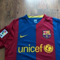 NIKE BARCELONA 2006 2007 HOME FOOTBALL SHIRT - мъжка футболна тениска С, снимка 1 - Тениски - 45439162