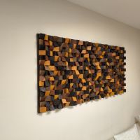 Декоративно дървено пано за стена, снимка 1 - Пана - 45149861