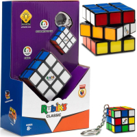 Комплект оригинален Рубик куб 3x3x3 & Ключодържател - С цветни пластини, снимка 6 - Игри и пъзели - 44996874