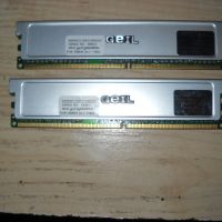 9.Ram DDR2 800MHz PC2-6400 512Mb,GEIL.Kit 2 Бр. , снимка 1 - RAM памет - 45859275