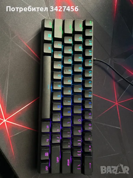 Продавам геймърска клавиатура razer huntsman mini!!, снимка 1