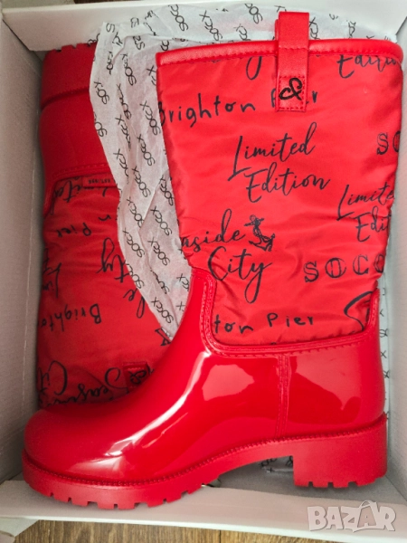 Дамски ботуши Soccx гумени, снимка 1