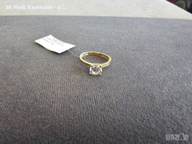 Златен дамски пръстен 2.3гр-14к, снимка 1